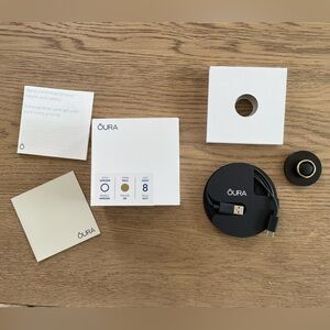 Oura Ring Horizon Gold, gen 3, size 8